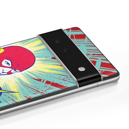 DC Comics The Flash Classic Art Smile Blast Google Pixel 6 Pro Skin